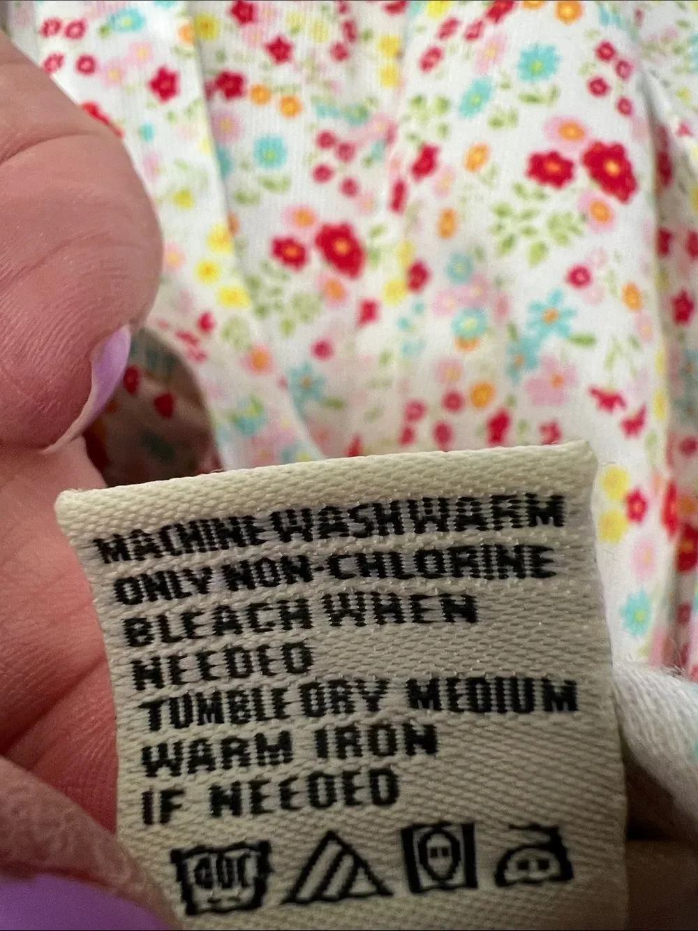Laura Ashley Floral smocked dress with rose embroidery pink and white 9 months